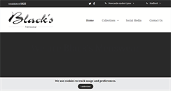 Desktop Screenshot of blacksmenswear.com